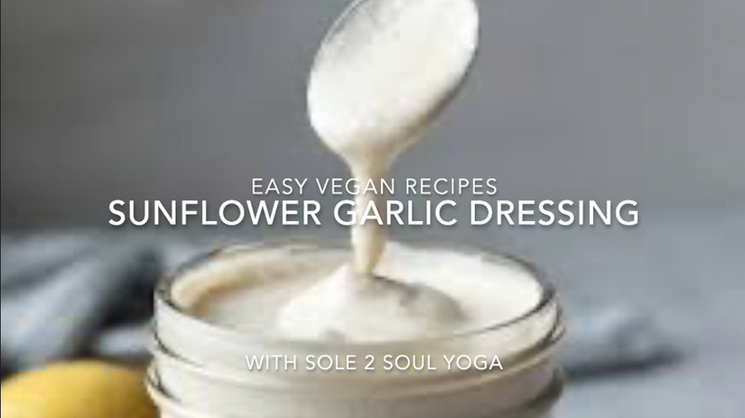 Sunflower Seed Garlic Dressing